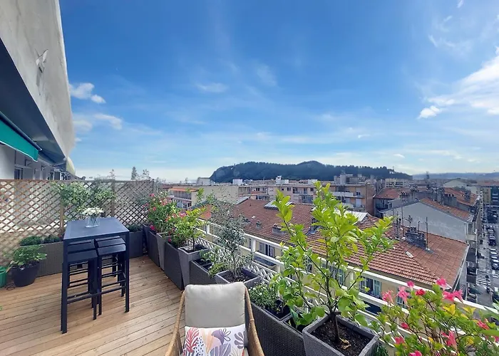 Nestor&jeeves - Sun Deck Terrace - Floor Appartement Nice